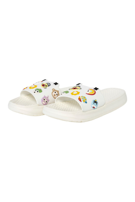 Claquettes - Femme - White