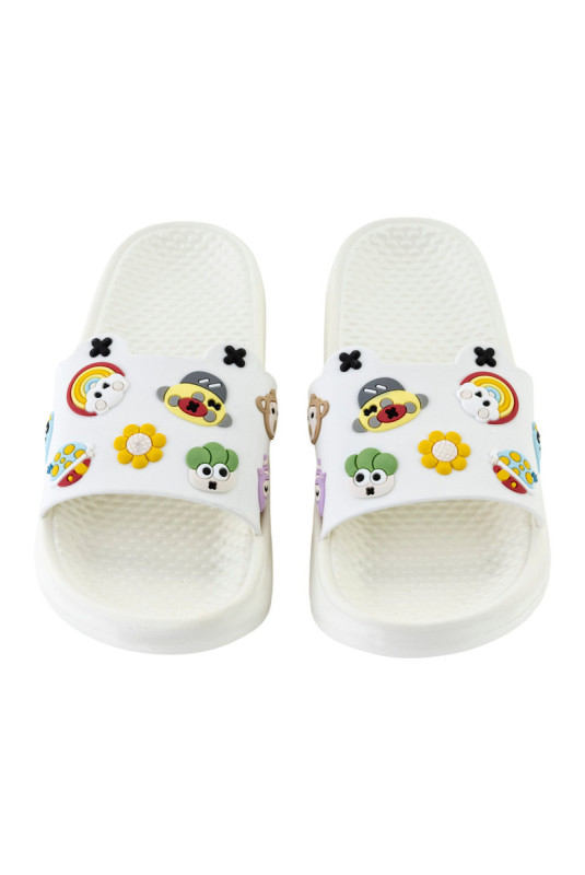 Claquettes - Femme - White