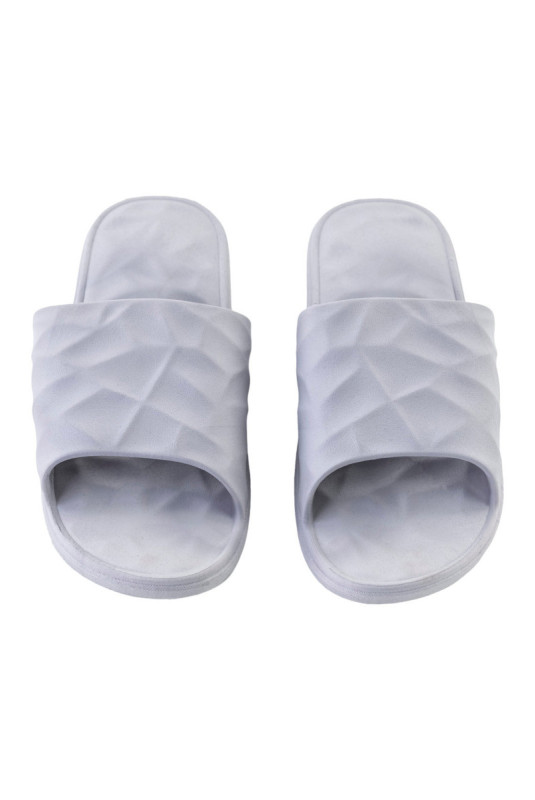 Claquettes - Femme - Grey