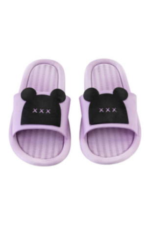 Claquettes - Femme - Purple