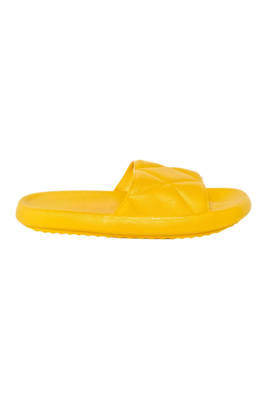 Claquettes - Femme - Yellow