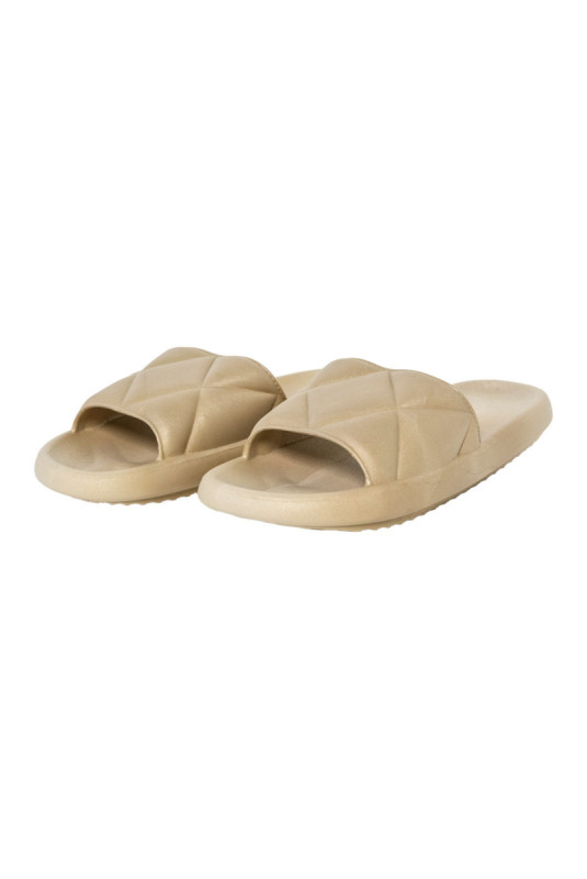 Claquettes - Femme - Light brown