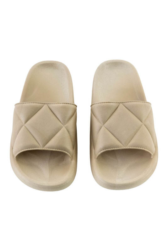 Claquettes - Femme - Light brown