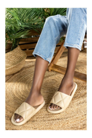 Claquettes - Femme - Light brown
