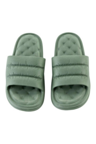 Claquettes - Femme - Green