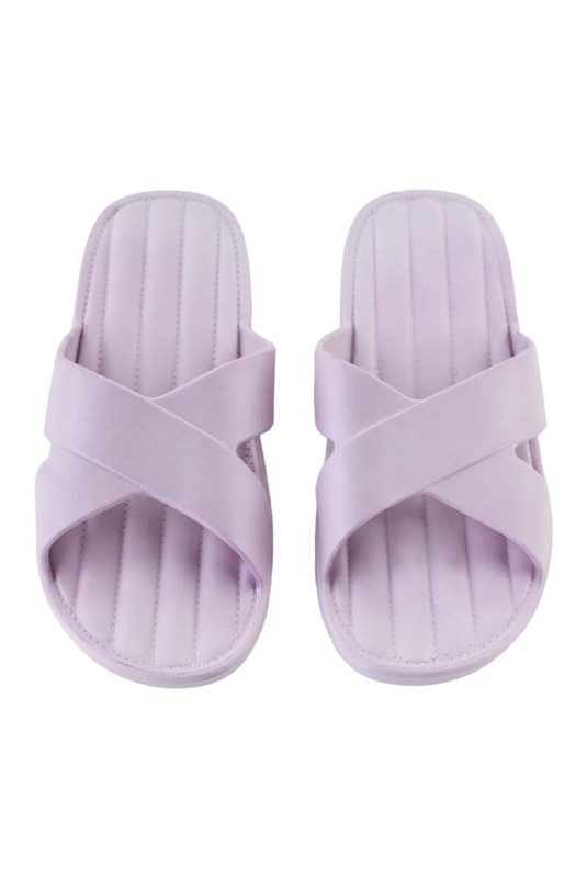 Claquettes - Femme - Purple