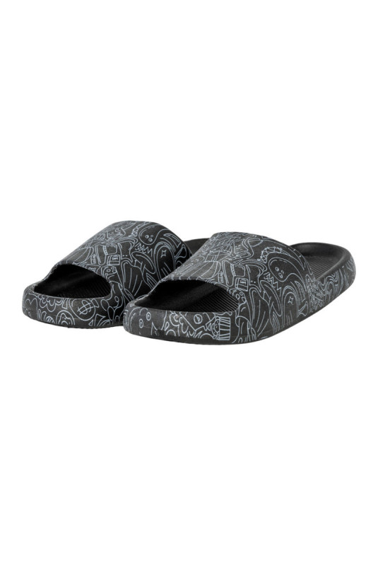 Claquettes - Femme - Black