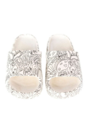 Claquettes - Femme - White