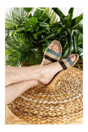 Claquettes - Homme - Mix