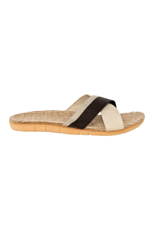 Claquettes - Homme - Brown