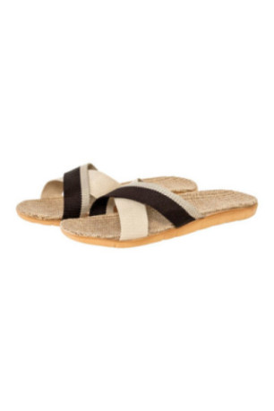 Claquettes - Homme - Brown