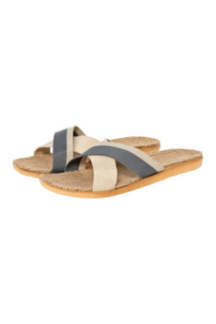 Claquettes - Homme - Grey