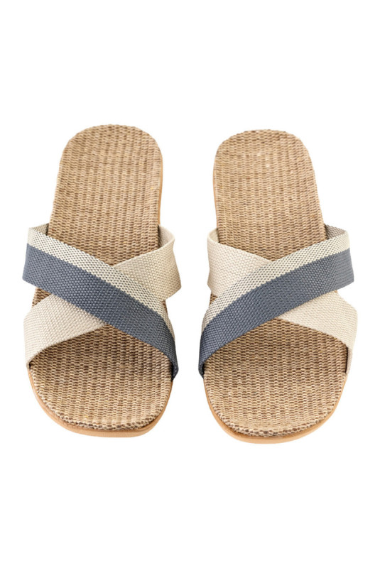 Claquettes - Homme - Grey