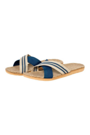 Claquettes - Homme - Blue