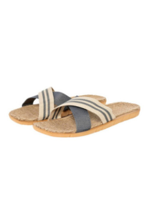 Claquettes - Homme - Grey