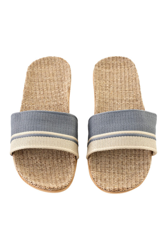Claquettes - Homme - Grey
