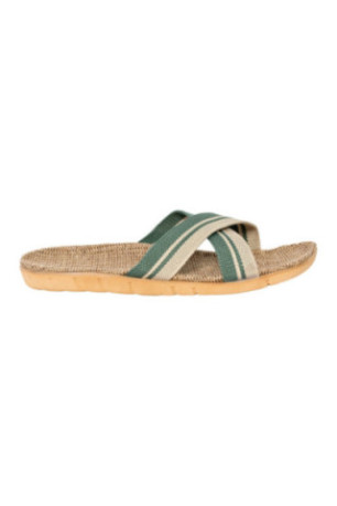 Claquettes - Femme - Green