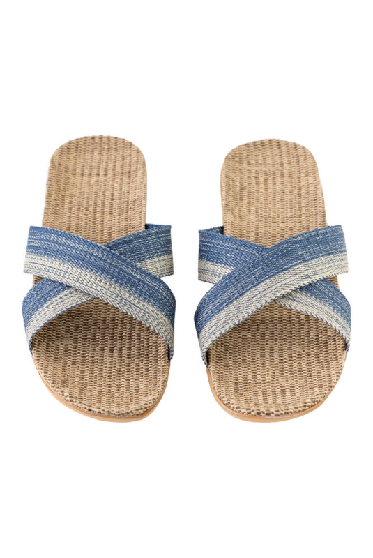 Claquettes - Homme - Blue