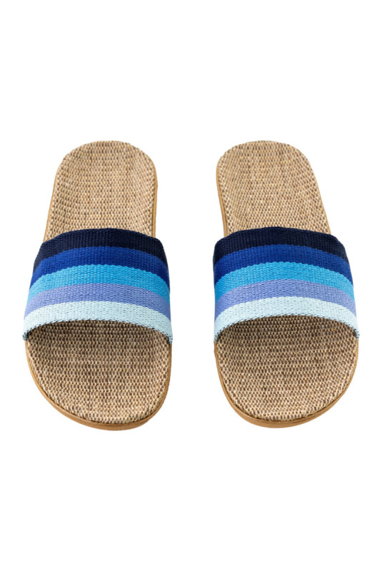 Claquettes - Homme - Blue