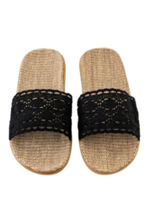 Claquettes - Femme - Black