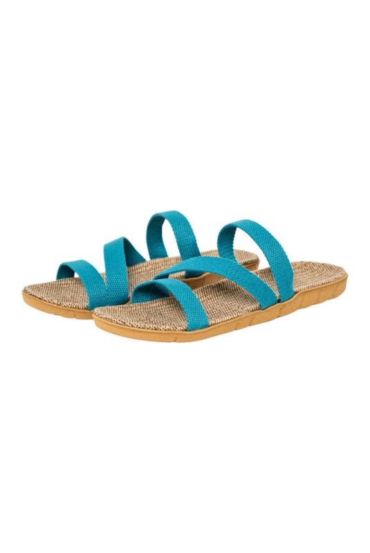 Claquettes - Femme - Blue