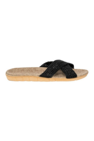 Claquettes - Femme - Black