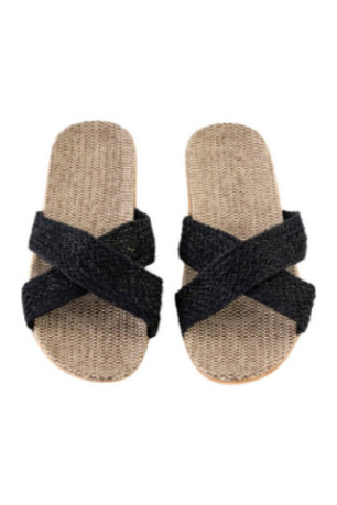 Claquettes - Femme - Black