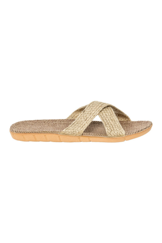 Claquettes - Femme - Light brown
