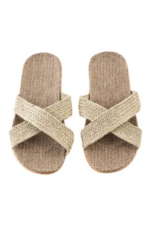 Claquettes - Femme - Light brown