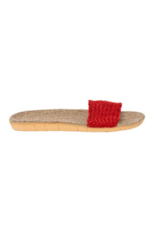 Claquettes - Femme - Red