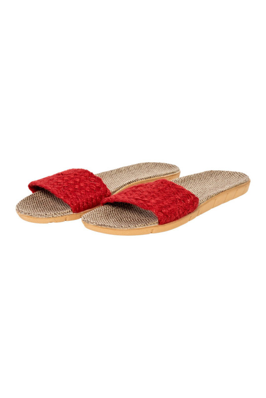 Claquettes - Femme - Red