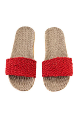 Claquettes - Femme - Red