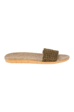 Claquettes - Femme - Brown