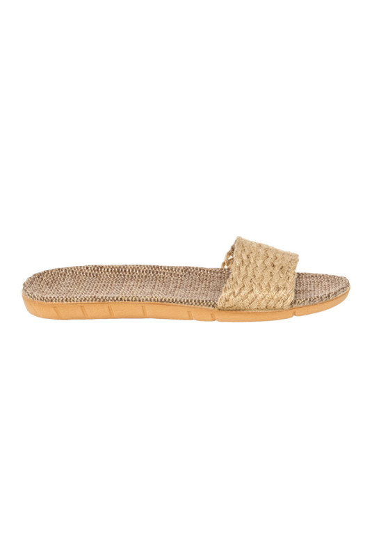 Claquettes - Femme - Light brown