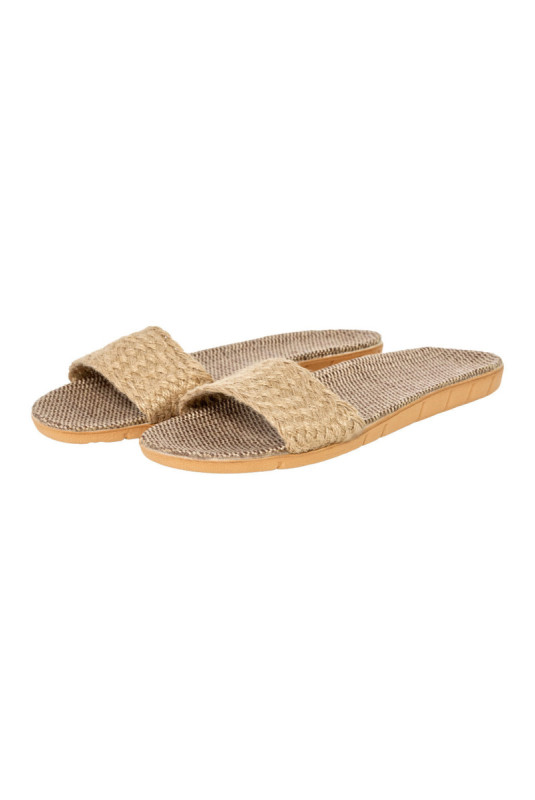 Claquettes - Femme - Light brown