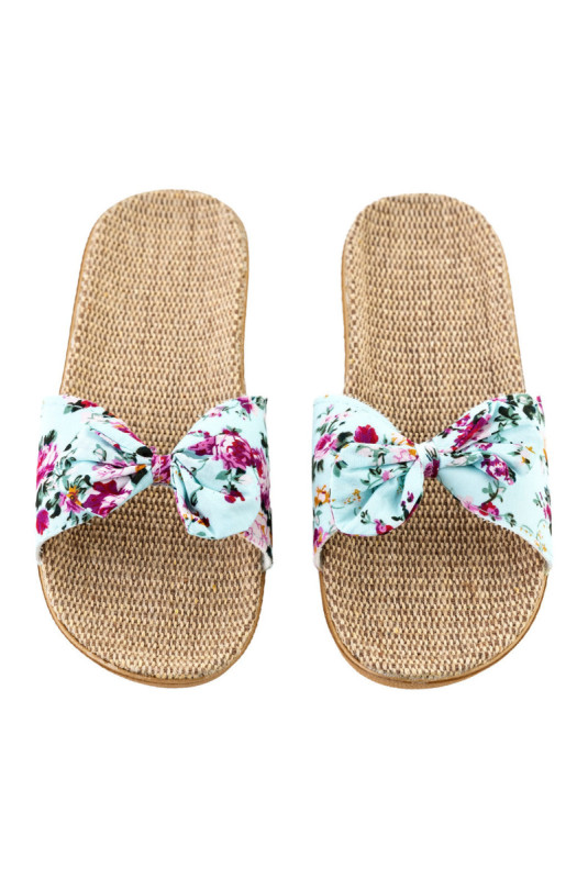 Claquettes - Femme - Light blue