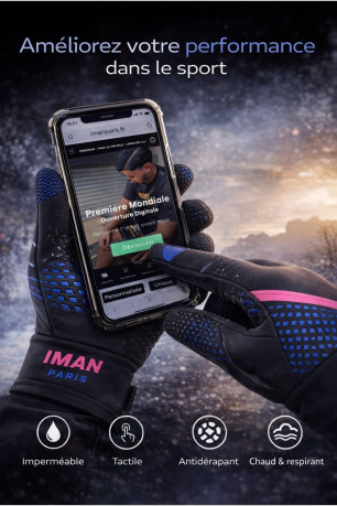 Gants technique Shadow IMAN PARIS