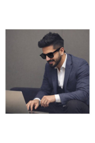 Lunettes intelligentes Explorer .Icare Noir mat et graphite