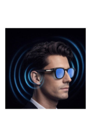 Lunettes intelligentes Futura noir mat et bleu