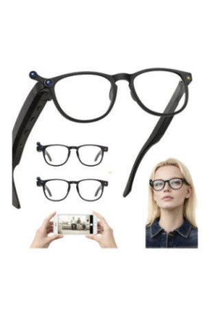 Lunettes intelligentes Futura noir mat