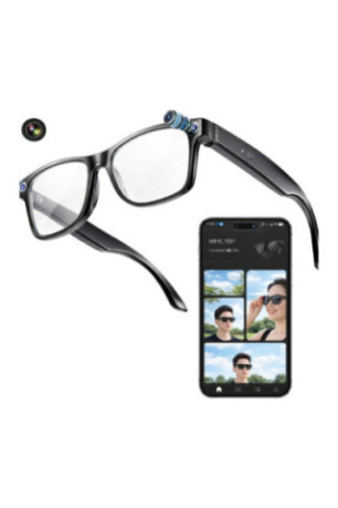 Lunettes intelligentes Futura noir mat