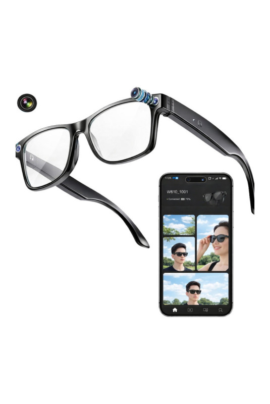 Lunettes intelligentes Futura noir mat