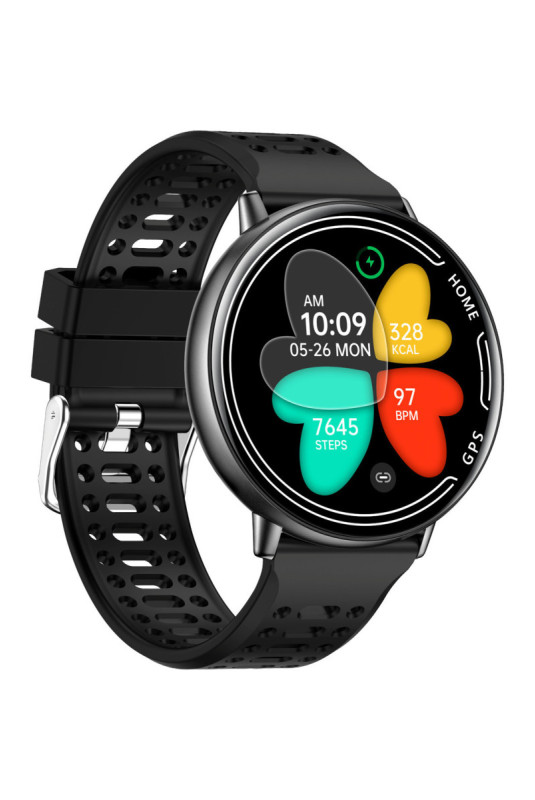 Montre connectée GPS intégré - Modes sportifs Edition GALAXY 2026 - Noir