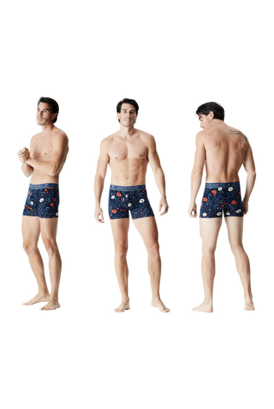 Lot de 3 boxers fleurs vintage