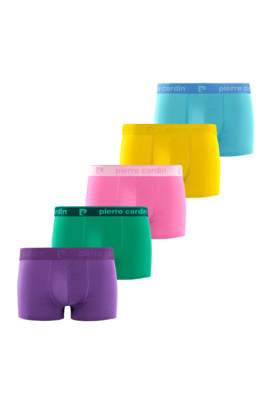 Lot de 5 boxers unis