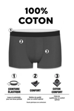 Lot de 3 boxers Prinn