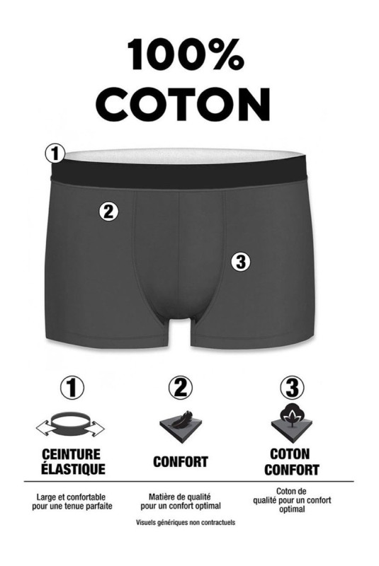 Lot de 3 boxers Prinn