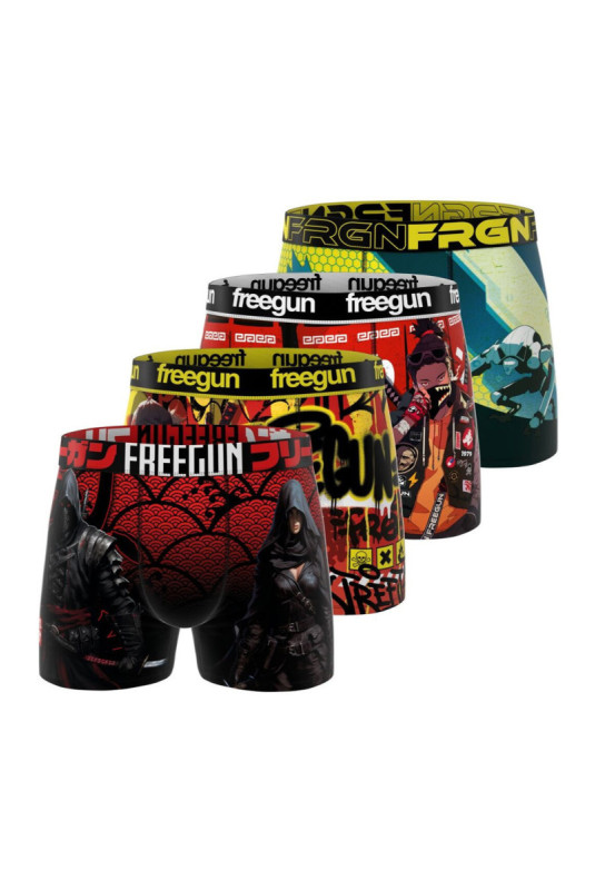 Lot de 4 boxers Premium Imprimé Manga