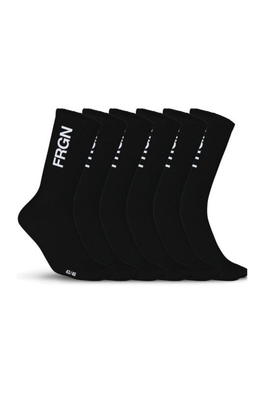 Lot de 6 paires de chaussettes tennis FRGN