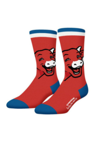 Lot de 4 paires de chaussettes hautes La vache qui rit